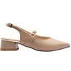 EMIS 8424 956 SLING BACK SHOE - BEIGE